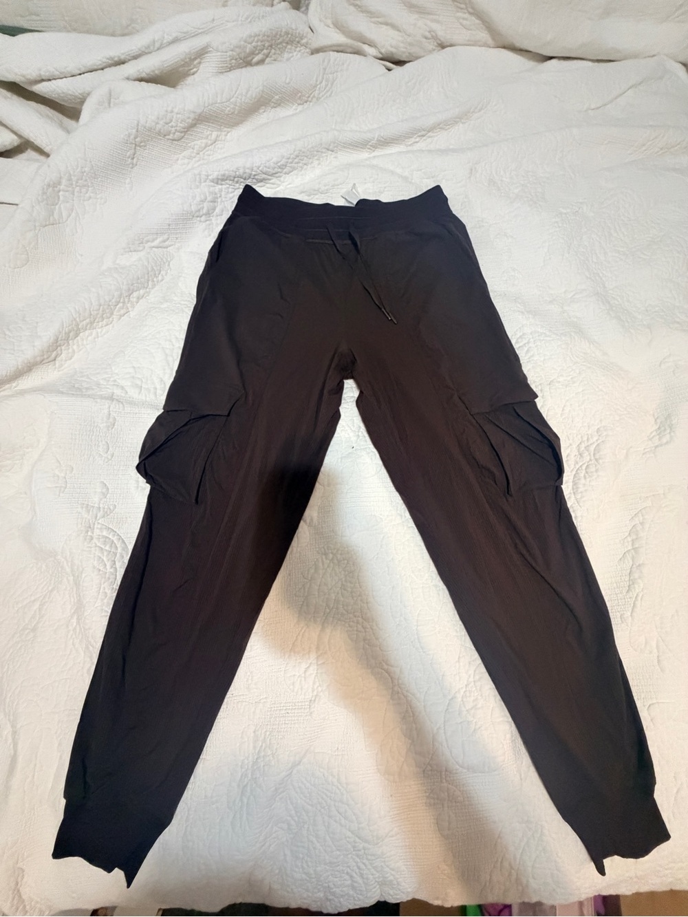 lululemon athletica Brown Jogger Leggings with Cargo Pockets
